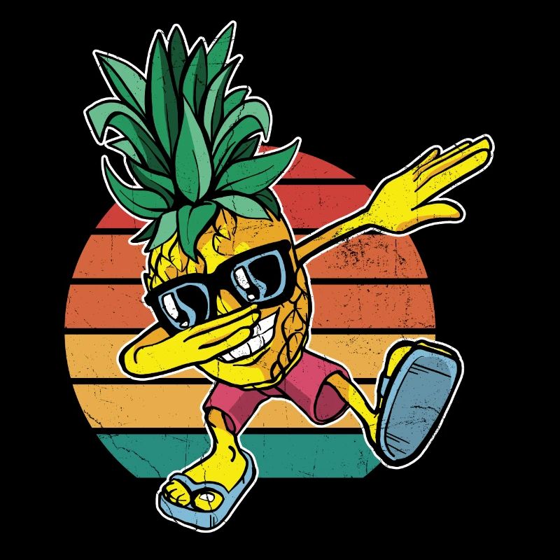 Dabbing Pineapple Sunglasses Design For The