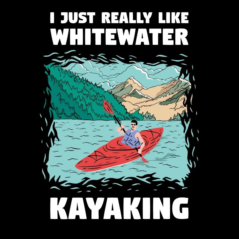 J’aime vraiment le kayak en eau vive