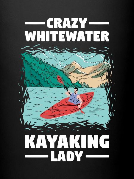Crazy Whitewater Kayaking Lady