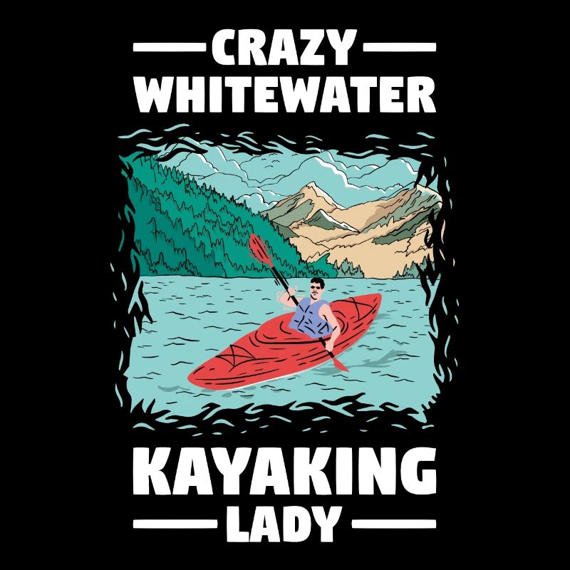 Crazy Whitewater Kayaking Lady