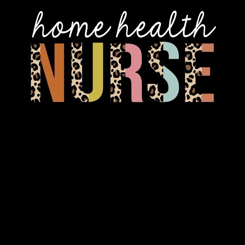 Home-Santé Infirmière Léopard Coloré Imprimé Drôle