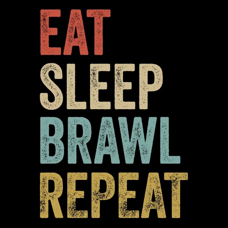 Manger Sleep Brawl Répéter