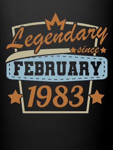 Février 1983 Anniversaire Rétro