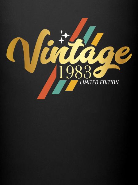 Millésime 1983 Anniversaire Rétro
