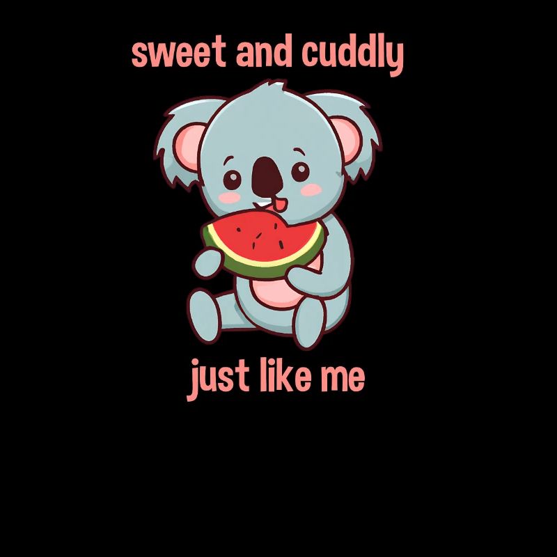 Koala Watermelon Cute and cuddly, just like