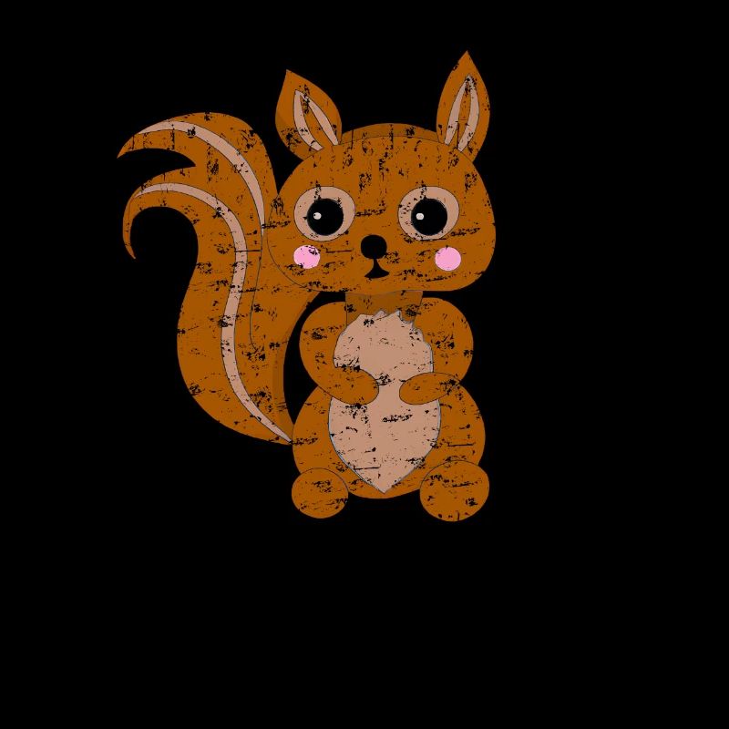 Süßes Kawaii Eichhörnchen
