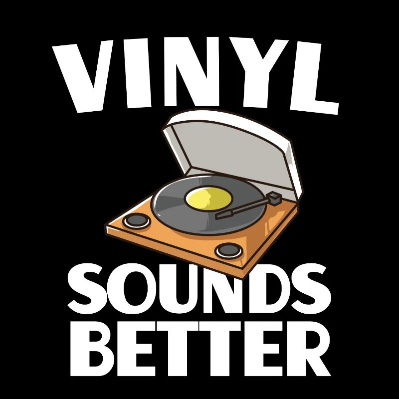 Vinyl Sounds Better Retro Audiophile Record Player