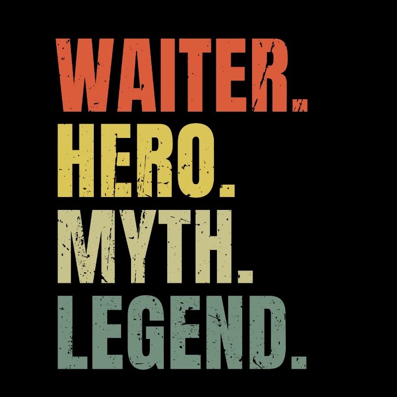 Lustiger Kellner Held Mythos Legende Bester Job Kellner