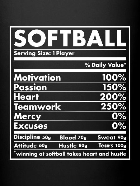 Sport Nutrition Softball