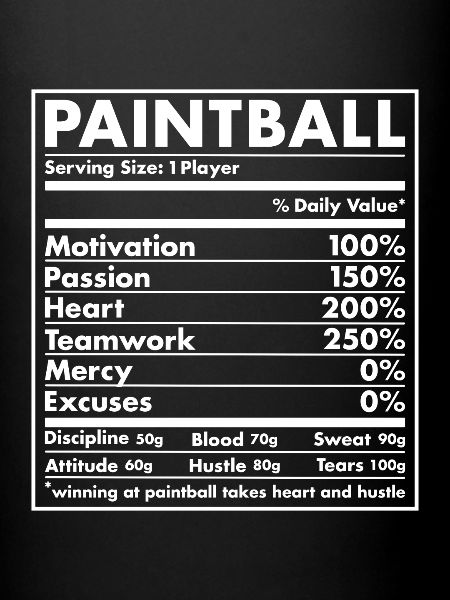 Sport Nutrition Paintball