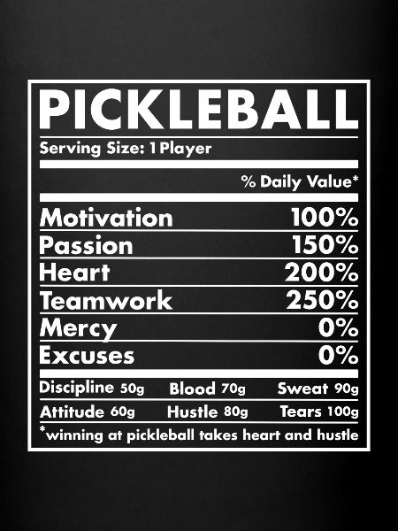 Nutrition sportive Pickleball