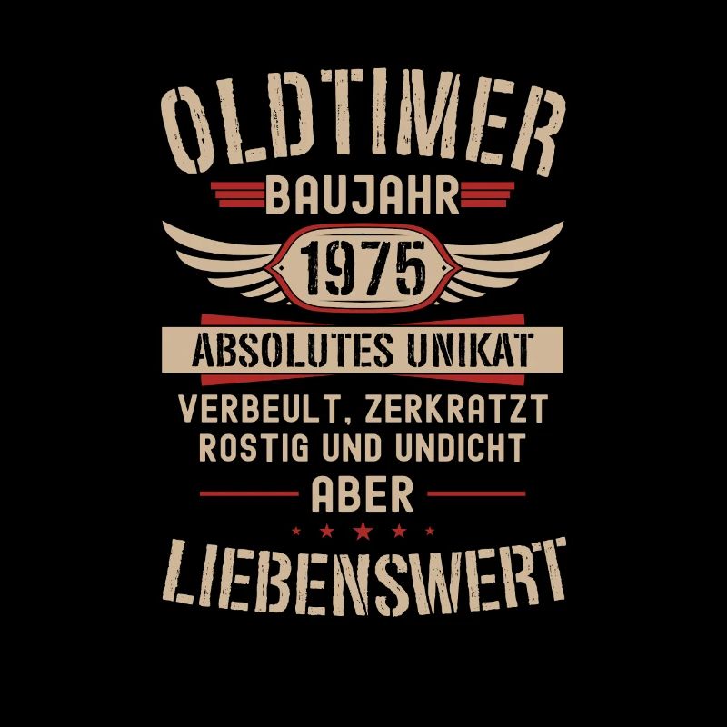 49. Geburtstag 49 Jahre Oldtimer Geschenk 1975