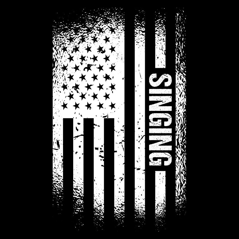 Singer Us Flag Singing