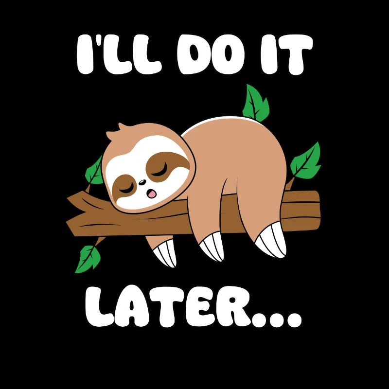 Faultier Faules Nickerchen Müde Langsam Schläfrige Faultiere