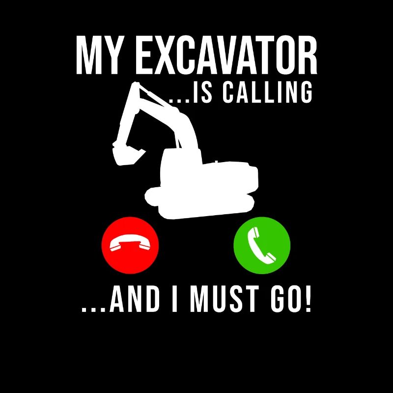 Ouvrier du bâtiment excavatrice