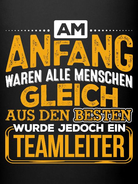 TEAMLEITER - Der Beste