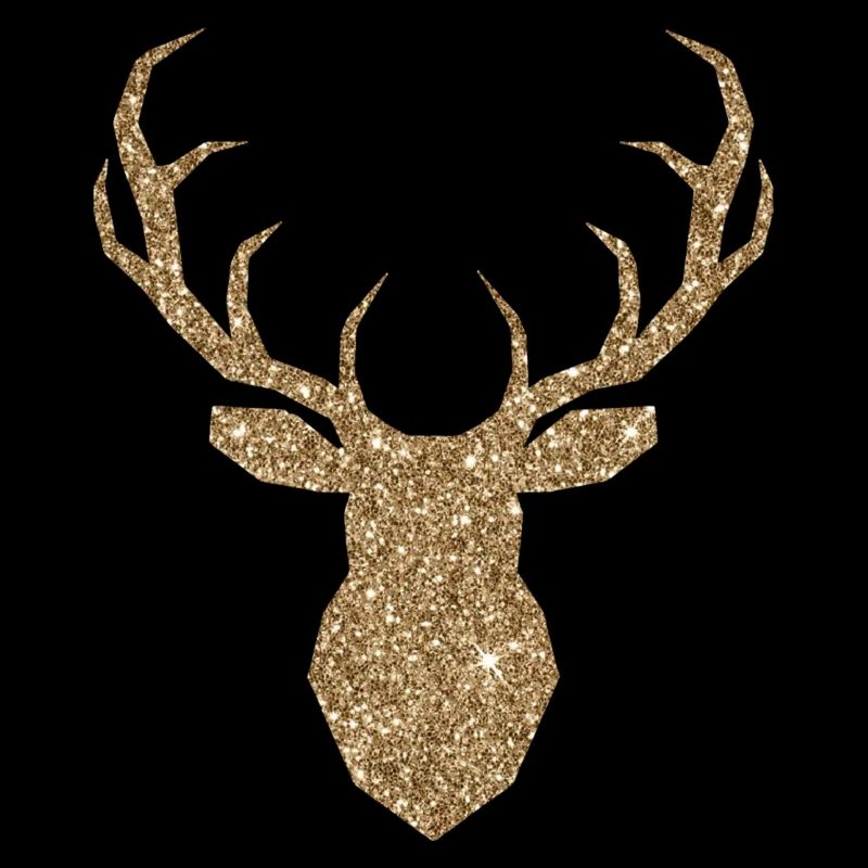 Tête de cerf d'or
