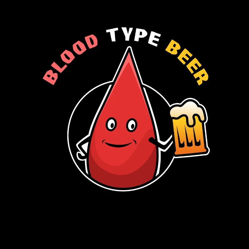 Bluttropfen Blutgruppe Bier