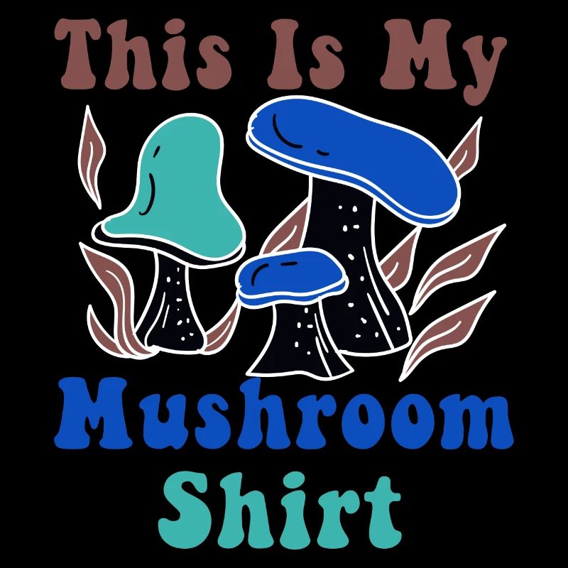 Citation de champignons drôle Chasseur de