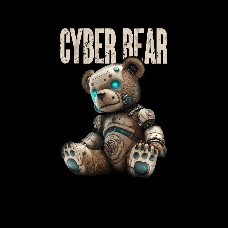 Science Fiction Bear Robot