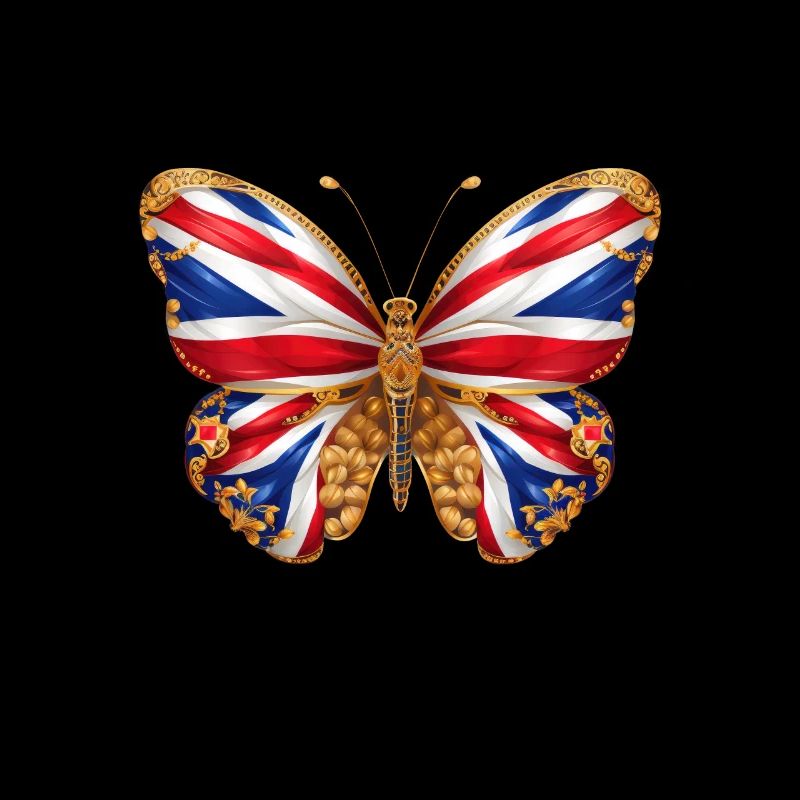 union jack Monarch Butterfly