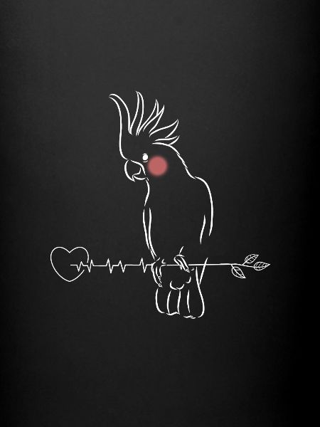 Heartbeat ECG Perroquet oiseau