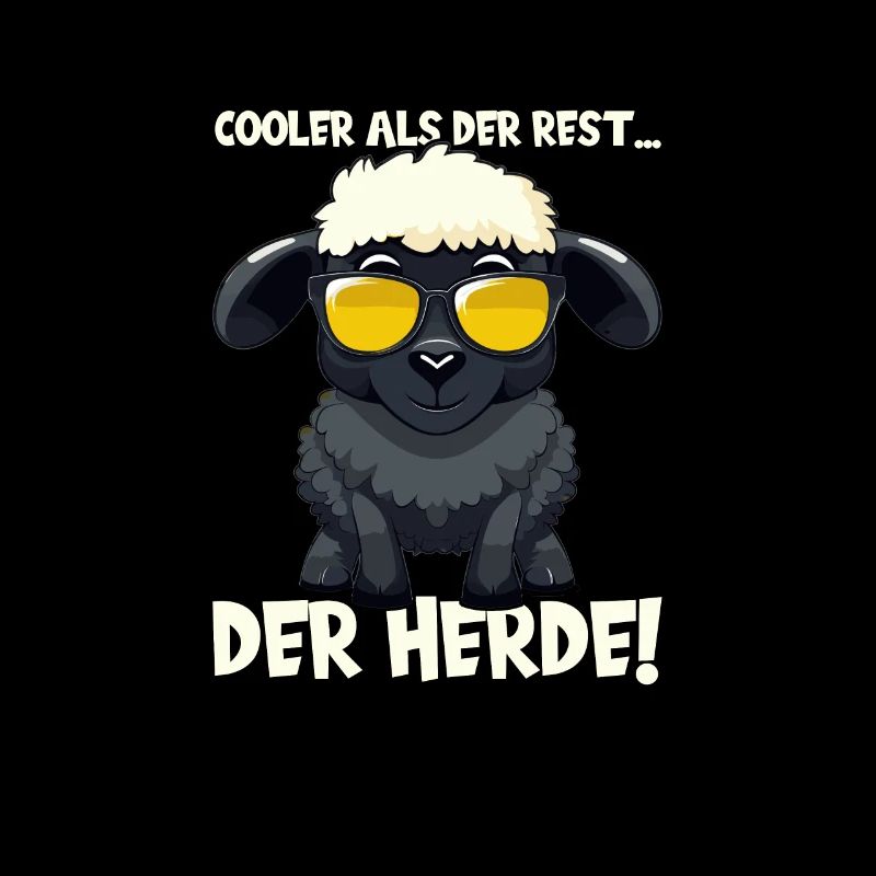 Einzigartig, Schwarzes Schaaf, Frecher Spruch.