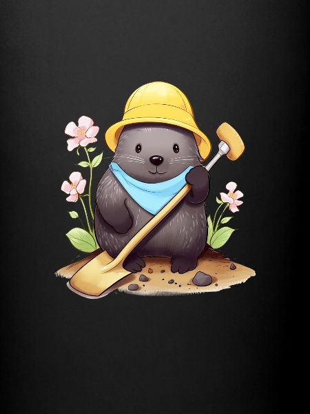 Cheerful Comic Mole
