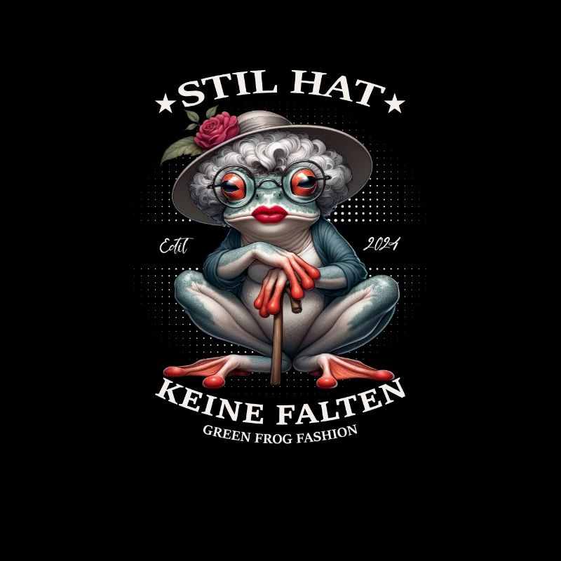 Toad with hat and style