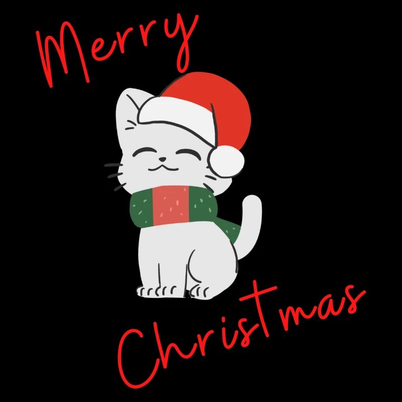 Joyeux chat de Noël