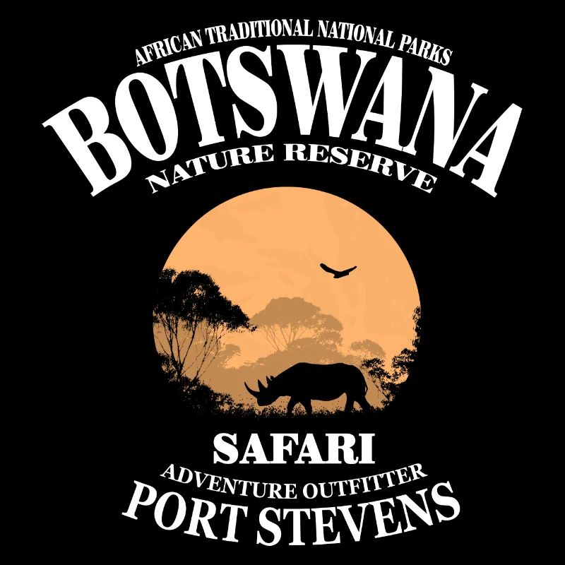 Botswana - Rhinocéros