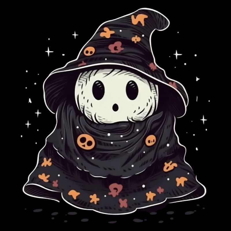Ghost Ghost Wizard, Citrouille, Halloween, Costume