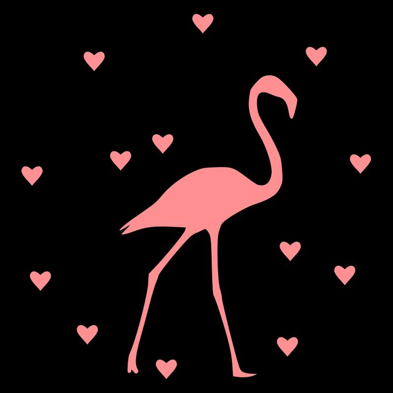 Flamingo Heart Ring