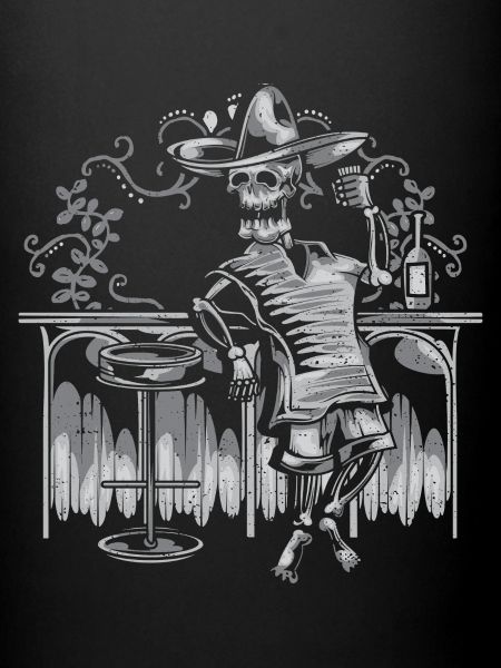 Drinking Skeleton - Halloween