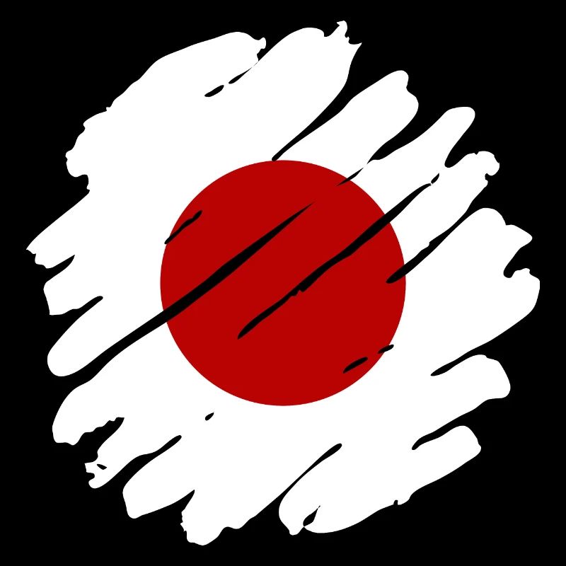 Drapeau du Japon utilisé Look Nihon Drapeau japonais