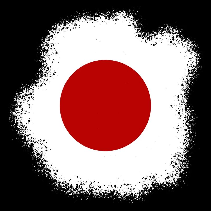 Drapeau du Japon utilisé Look Nihon drapeau japonais