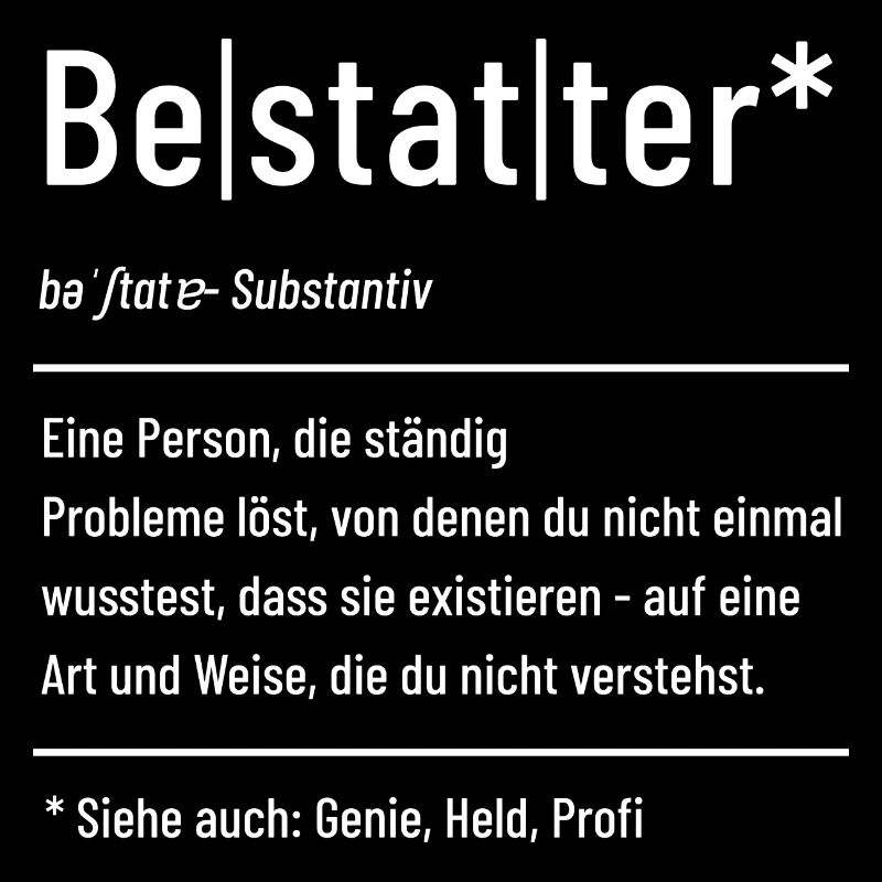 Bestatter - Definition - Lexikon