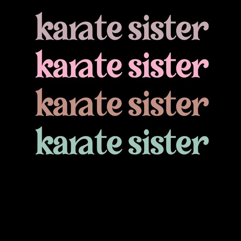 Karate Schwester Beste Karate Schwester Geschenk
