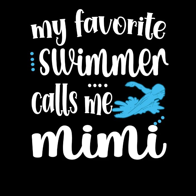 Fière natation Mimi Nageuse Mimi Grand-mère Cadeau