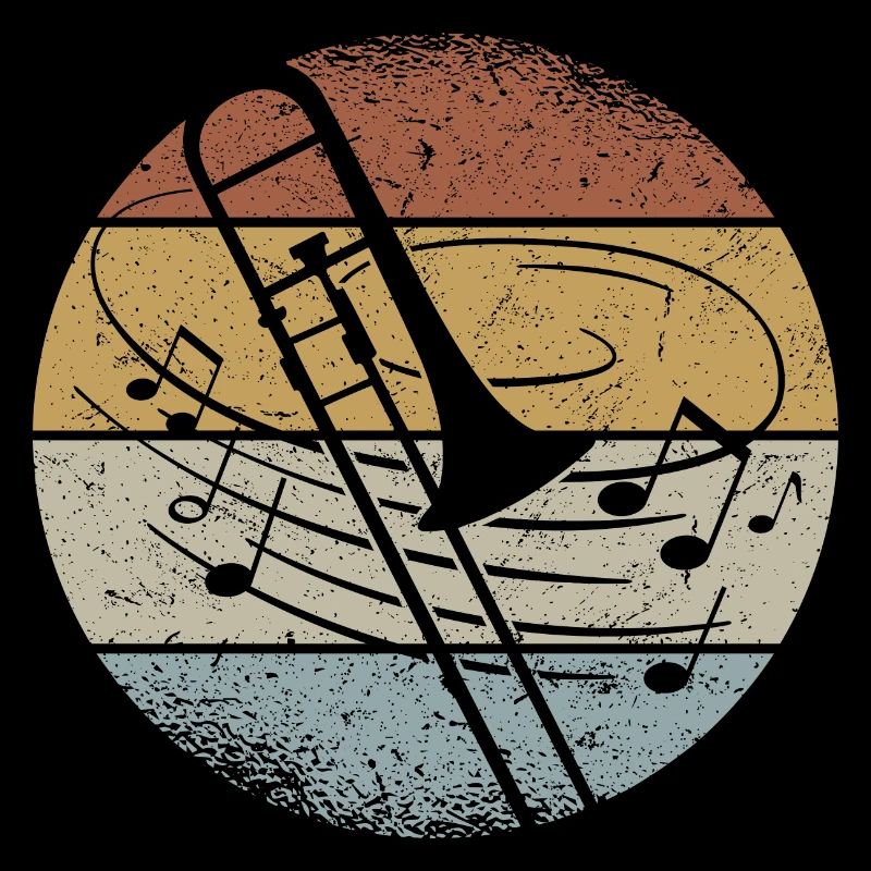 Posaunist Musiker Posaune Orchester Blasmusik