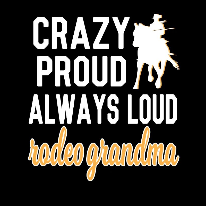Stolze Rodeo Oma Rodeo-Reiter Großmutter Geschenk