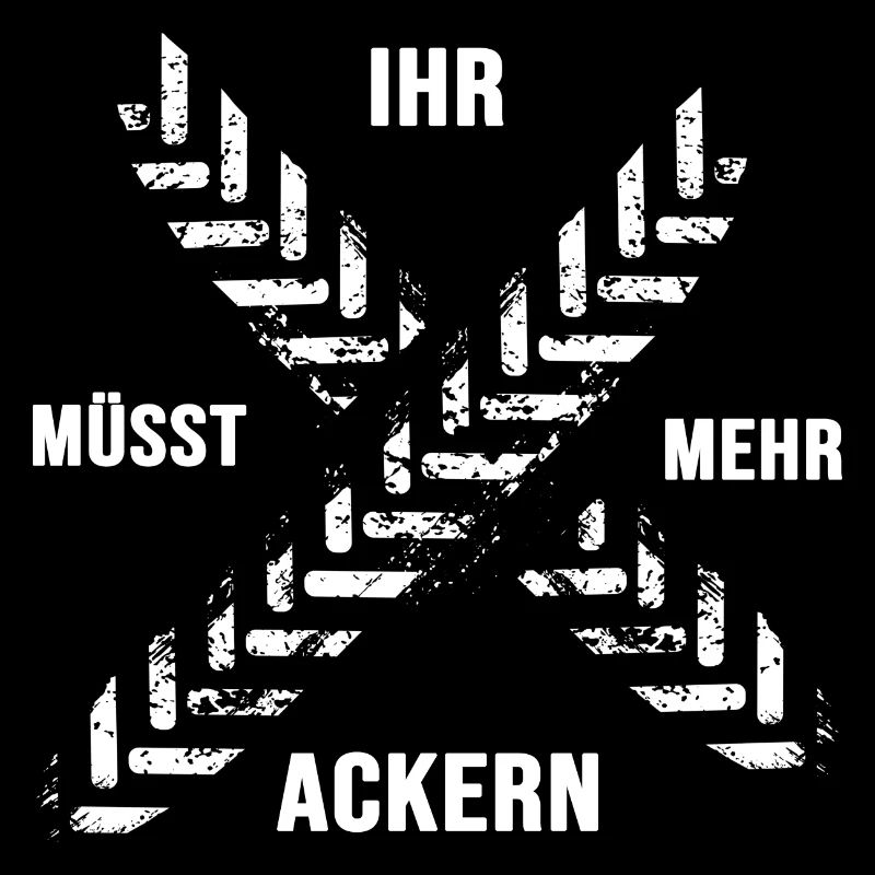 Traktor Traktorfahrer Schlepper "Acker ackern"