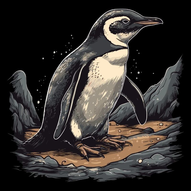 Pingouin Bébé Oiseau Poussin