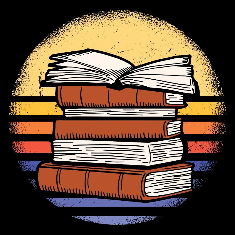 Writer Retro Sunset Writing