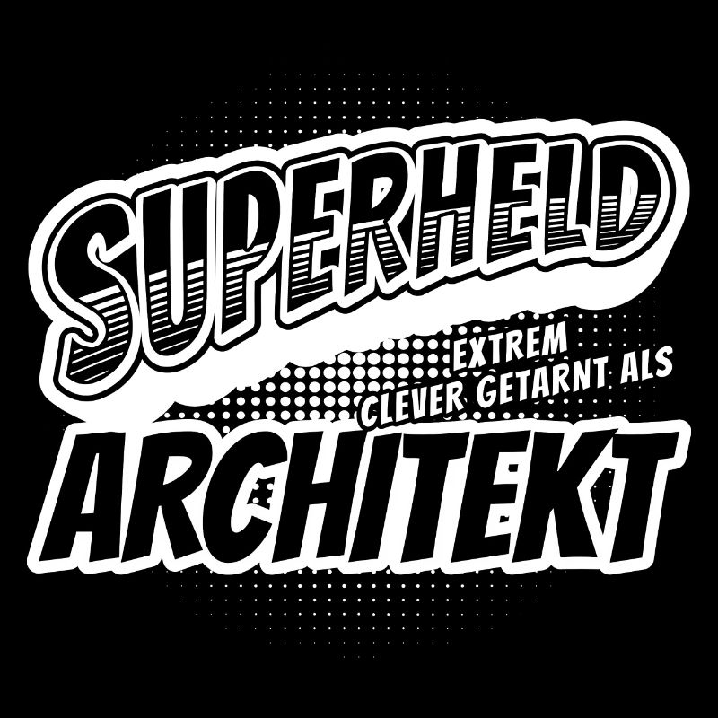 Superheld, clever getarnt als Architekt