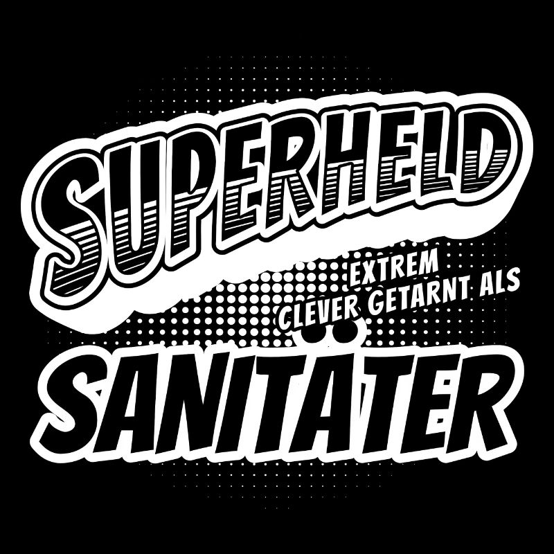 Superheld, clever getarnt als Sanitäter