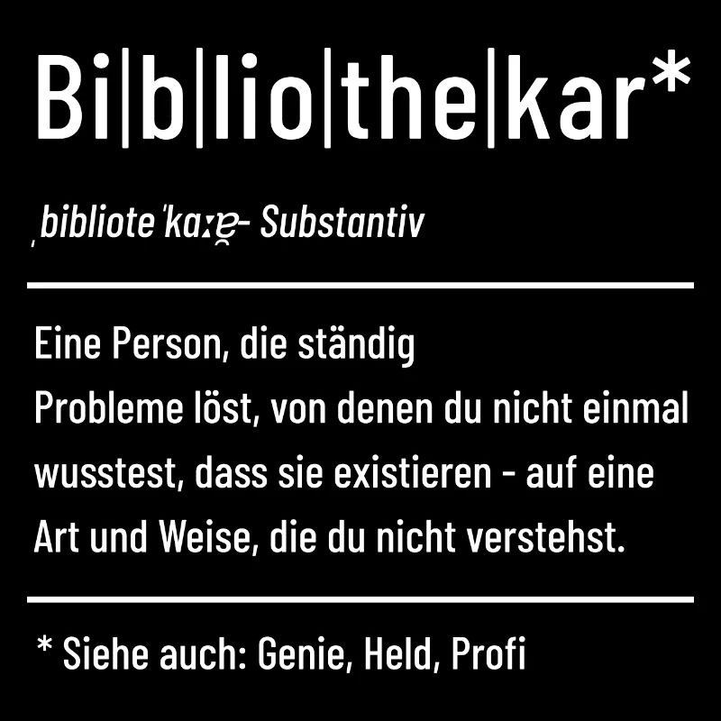 Bibliothekar - Definition - Lexikon