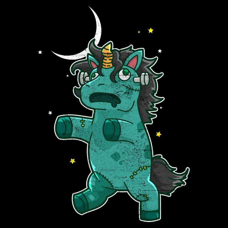 Halloween Zombie Einhorn