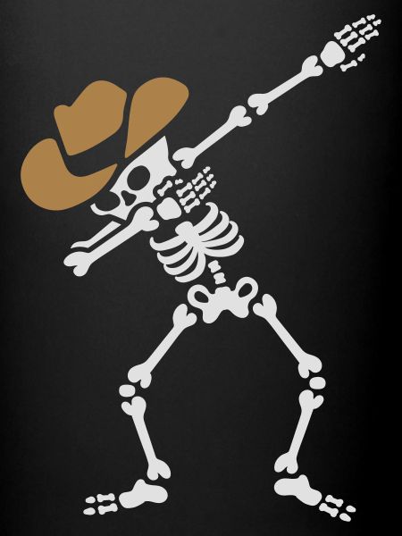 Dab skeleton dabbing cowboy