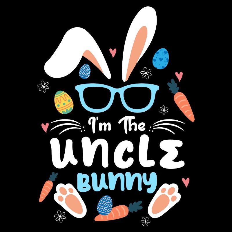 Im The Uncle Rabbit Easter Rabbit Ear Sunglass